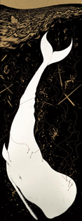 moby dick sepia